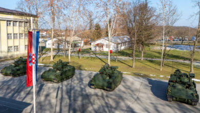 Bradley M2A2 infantry fighting vehicles for the Croatian Armed Forces.