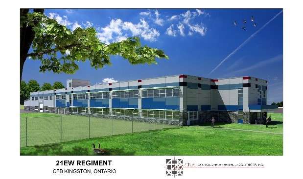 Artist rendering of new building provided by Colbourne & Kembel Architects Inc. of Kingston, Ontario