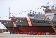 The BAP Río Huarmey (PM 210) and BAP Río Nepeña (PM 211) Pativilca-class offshore patrol vessels. Photo: Peruvian Navy