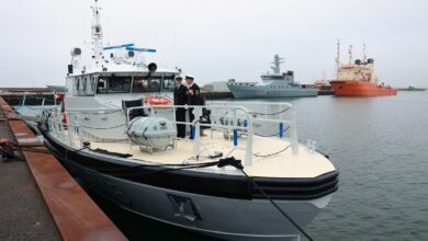 The patrol vessel MUNIN