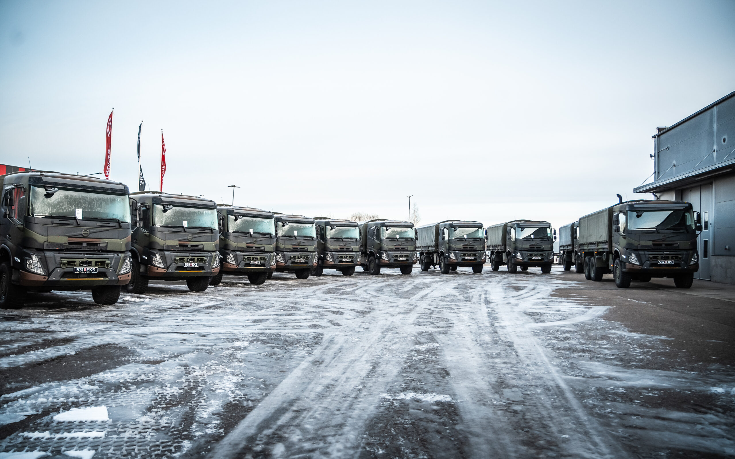 Volvo military trucks for the Estonian Defense Forces