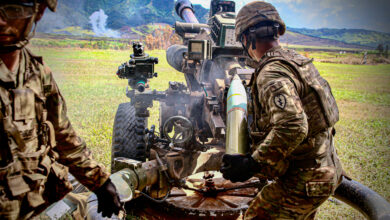 US Army artillery