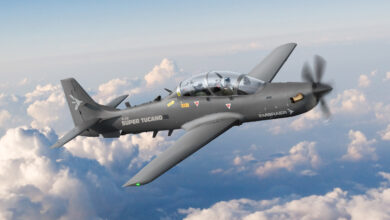 A-29 Super Tucano aircraft. Photo: Embraer