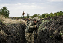 Ukrainian soldiers