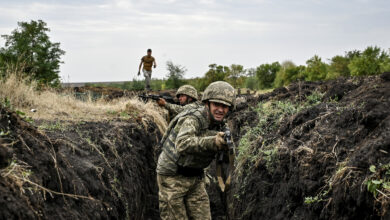 Ukrainian soldiers