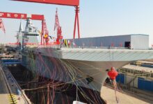 China's launching of its latest and largest amphibious assault vessel, the Sichuan