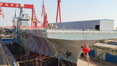 China's launching of its latest and largest amphibious assault vessel, the Sichuan