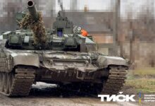 Russian T-90A tank