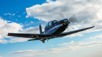 The Beechcraft T-6 Texan II training aircraft. Photo: Textron Aviation Defense