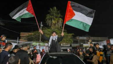 Crowds of Gazans chanted and embraced on January 15 as news spread that a ceasefire and hostage release deal had been reached between Israel and Hamas aimed at ending more than 15 months of war in the Palestinian territory.