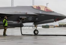 Norwegian F-35 fighter jet powered by synthetic aviation turbine fuels.