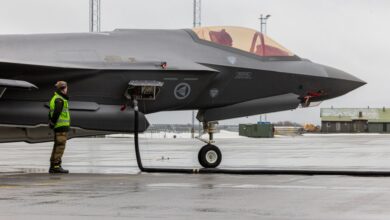 Norwegian F-35 fighter jet powered by synthetic aviation turbine fuels.