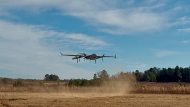 Textron Systems' MK 4.8 Hybrid Quad (HQ) Aerosonde System.