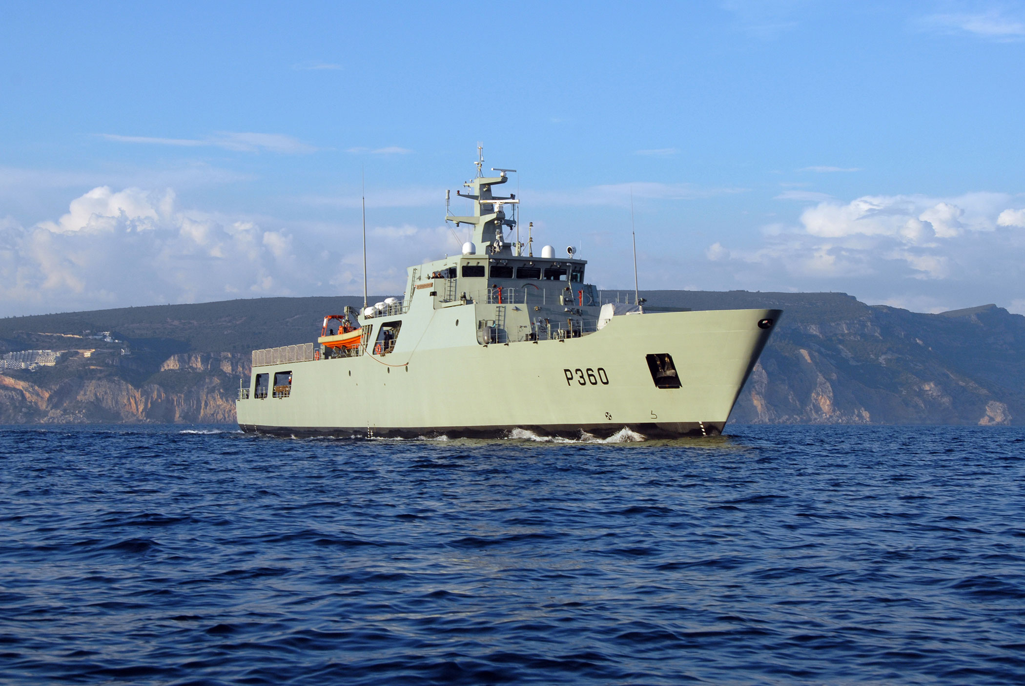 The Viana do Castelo (P360) offshore patrol vessel. Photo: Portuguese Navy