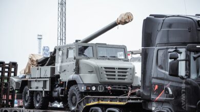 Estonia receiving its first batch of six Caesar self-propelled howitzers