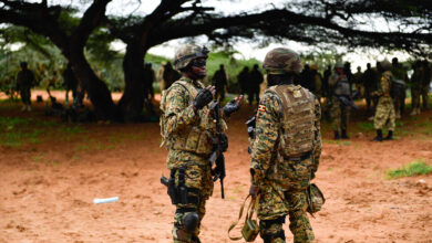 Ugandan soldiers