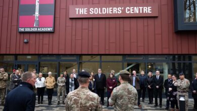 British Army's Soldiers' Centre at the Alexander Barracks in Pirbright, Surrey