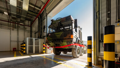 British Army vehicle storage facility in Ashchurch