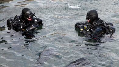 Tactical diving personnel