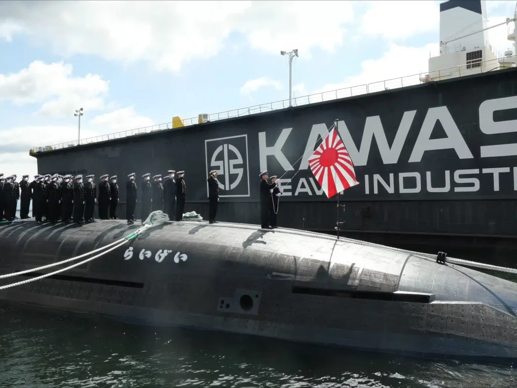 Kawasaki Heavy Industries Taigei-class submarine, Raigei, commissioned by JMSDF