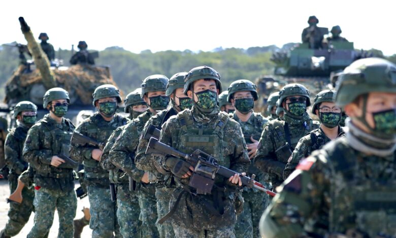 Taiwanese soldiers