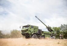 Caesar 8x8 self-propelled howitzer