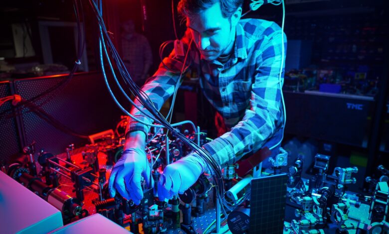 Air Force Research Laboratory scientists work on various technical platforms to accelerate quantum research and development of connected ultra-secure quantum communication