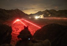 U.S. Marines with 2nd Battalion, 4th Marine Regiment, 1st Marine Division conduct a night live-fire range during Service Level Training Exercise at Marine Corps Air-Ground Combat Center, Twentynine Palms, California, Dec. 17, 2025. SLTE is designed to be a challenging, realistic training environment that produces combat-ready forces capable of operating as an integrated Marine Air Ground Task Force across all domains of military operations. (U.S. Marine Corps photo by Cpl. Christian Cutter)