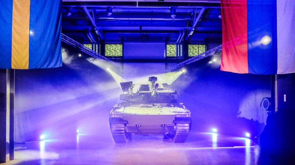 BAE Hägglunds Presents Initial CV9035 MkIV Built for Slovakia