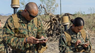 US Marines conduct spectrum warfare training near Yuma, Arizona, in August 2023. Photo: Lance Cpl. Ruben Padilla/DVIDS