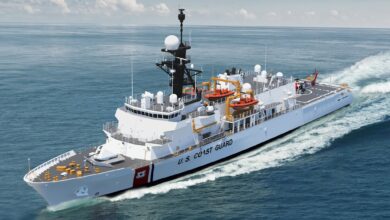 Rendering of a Heritage-class offshore patrol cutter