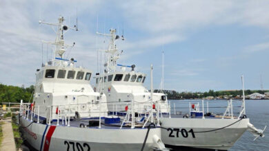 Marine Protector-class patrol boats BRP Pag-asa (PATS-2701) and BRP Patag (PATS-2702)