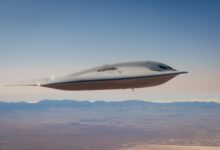 A second B-21 Raider, the nation’s sixth-generation stealth bomber, joins flight testing at Edwards Air Force Base, Calif., Sept. 11, 2025. The program is a cornerstone of the Department of the Air Force’s nuclear modernization strategy, designed to deliver both conventional and nuclear payloads. (Courtesy photo)