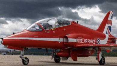 Red Arrows team.