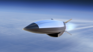 An artist rendition of US Air Force’s Hypersonic Attack Cruise Missile.