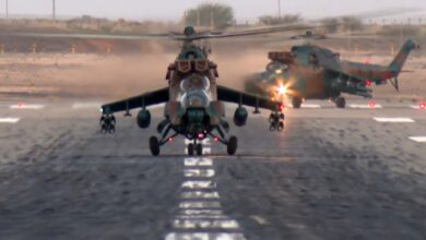 Algerian helicopters.