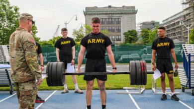 US Army fitness test.