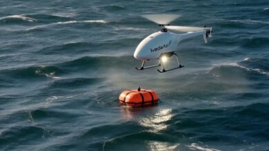 The IvedaAir GX10-F100 helicopter drone. Photo: Iveda
