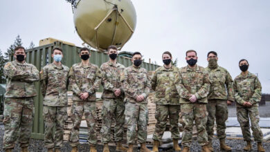 US Army personnel demonstrate new sensor technologies during a Sensor-to-Shooter exercise at Joint Base Lewis-McChord, Washington, on March 24, 2021. Photo: Pfc. Karleshia Gater/DVIDS