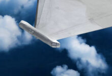 Saab’s Arexis electronic warfare sensor suite on a Eurofighter. Image: Saab