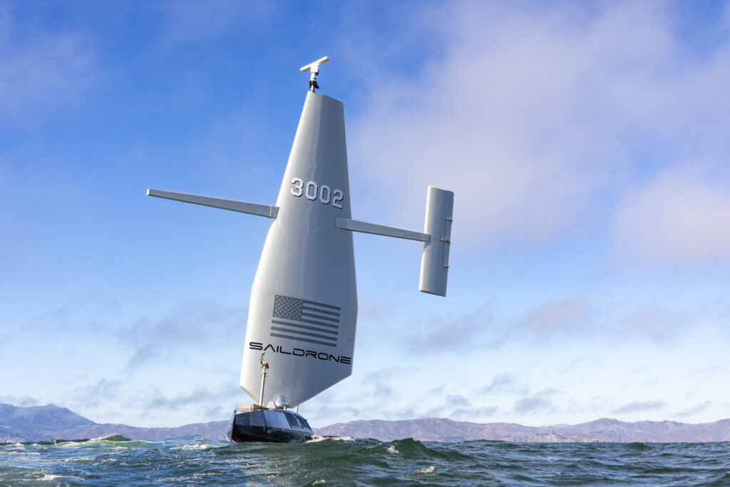Surveyor unmanned surface vessel. Photo: Saildrone