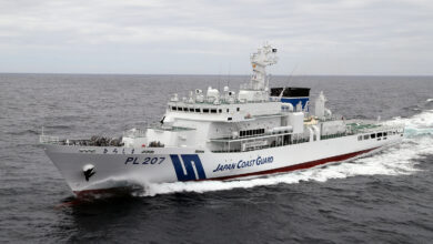 The JCG Hiroshima (PL-207) Miyako-class large patrol vessel