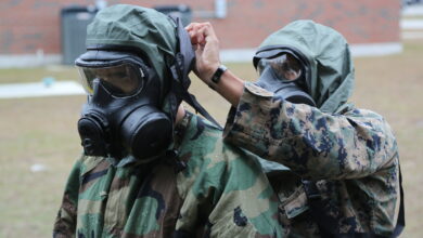US soldiers train for the medical management of chemical and biological casualties. Photo: Sgt. Salvador Moreno/DVIDS