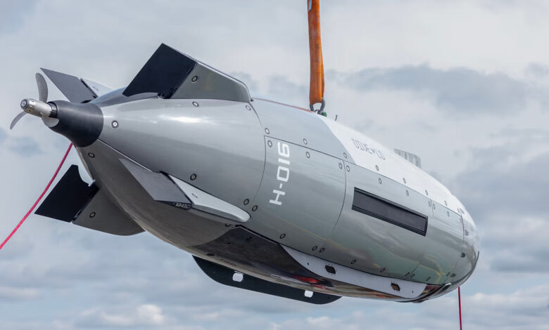 Dive-LD unmanned underwater vehicle. Photo: Anduril Industries