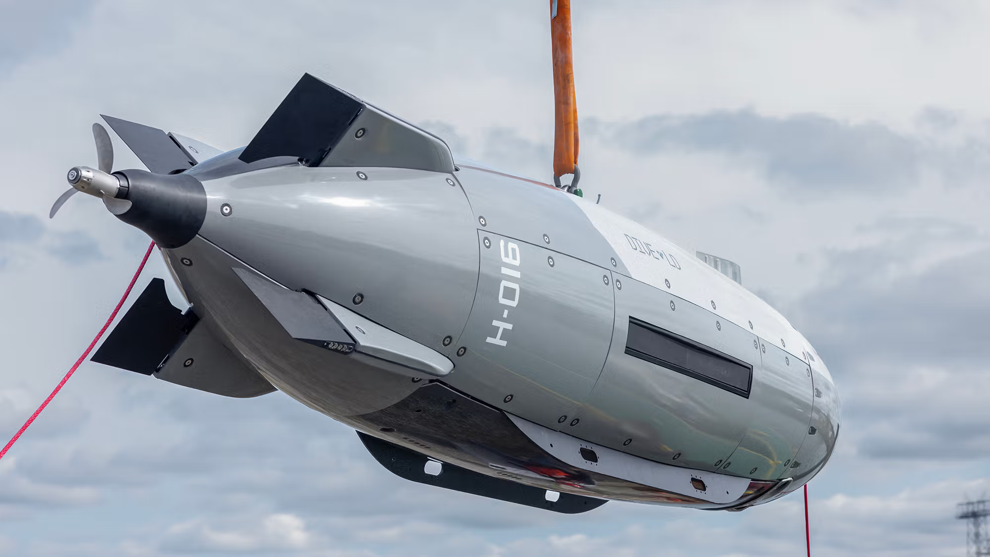 Dive-LD unmanned underwater vehicle. Photo: Anduril Industries