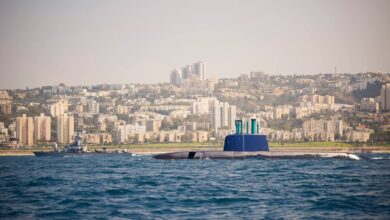 The lead Dolphin II-class submarine, INS Drakon. Photo: Israel Defense Forces