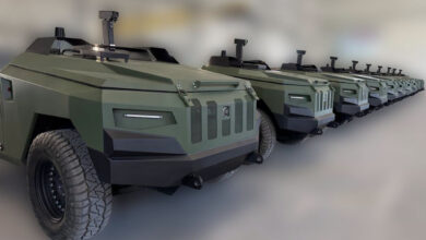 Protector unmanned ground vehicles. Photo: Ukrainian Armor