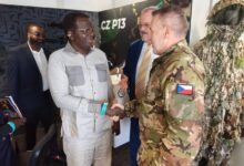 NIgeria's Minister of State for Defence Bello Muhammed Matawalle meets with Czech Republic defense officials.