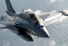 Dassault Aviation’s Rafale fighter during flight testing as the company evaluates new artificial intelligence algorithms for future cockpit and combat-system upgrades. Image: Dassault