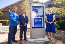 Ganesh C. Bora, Sambit Bhattacharya, and Burcu Adivar will lead Fayetteville State University’s new defense AI research program. Photo: Fayetteville State University